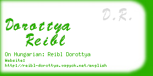 dorottya reibl business card